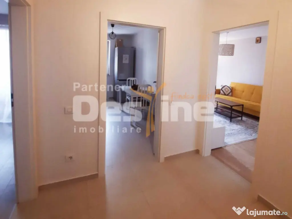 Apartament cu 2 camere, suprafata de 59 mp, incalzire in par