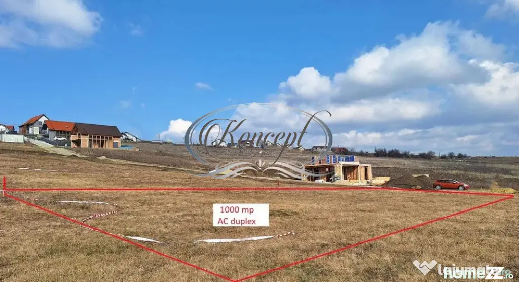 Teren cu autorizatie duplex in Jucu de Sus - Jucu De Sus (Cluj)