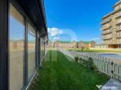 Apartament nou cu grădină 50mp, piscină și 3 locuri parc 