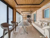 Apartament nou cu grădină 50mp, piscină și 3 locuri parc 