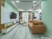 Apartament nou cu grădină 50mp, piscină și 3 locuri parc 