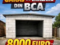 GARAJ DE VANZARE - constructie din Bca