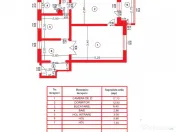 2 cam,decom,parter cu balcon,53 mp,Primaverii,pretabil sp.comercial 