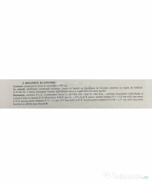 Teren Intravilan 890 mp - POT 45% – Grozăvești