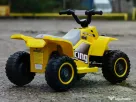 ATV electric pentru copii, Kinderauto BBH-029 35W 6V cu telecomanda Yellow