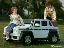 Masinuta electrica pentru 2 copii Mercedes G650 Maybach XXL 24V 14Ah White
