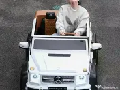 Masinuta electrica pentru 2 copii Mercedes G650 Maybach XXL 24V 14Ah White 