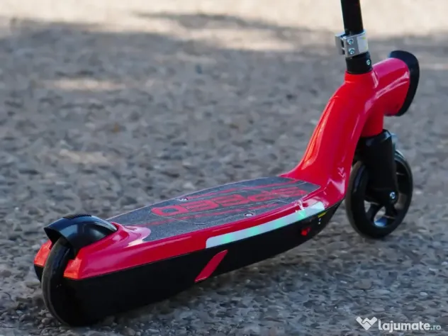 Trotineta electrica Kinderauto BJKL168, 45W, 12V 7Ah roti moi RED