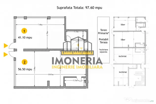 Cafe/pizzerie stradala-dotari full-100m metrou Mihai Bravu-p