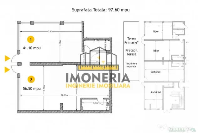 Cafe/pizzerie stradala-dotari full-100m metrou Mihai Bravu-p