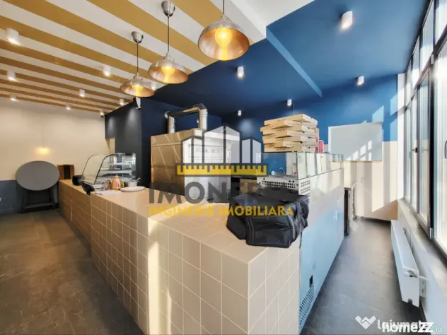 Cafe/pizzerie stradala-dotari full-100m metrou Mihai Bravu-p
