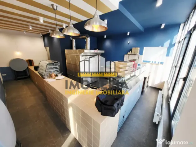 Cafe/pizzerie stradala-dotari full-100m metrou Mihai Bravu-p
