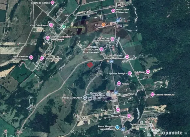 Teren extravilan Rasnov , Glajerie-Str Poiana velicanului...