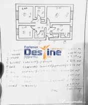 Apartament 3 camere decomandat de 61 mp 2 băi la parter car 