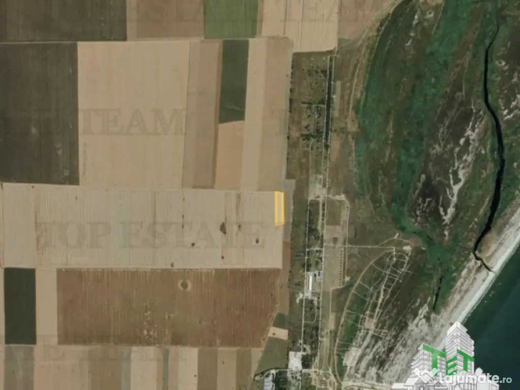 Teren extravilan 5000 mp Corbu, cu deschidere pe 3 laturi