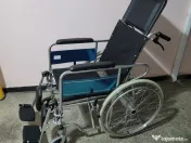Scaun rulant pntru persoane cu dizabilitati, cu spatar rabatabil 