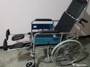 Scaun rulant pntru persoane cu dizabilitati, cu spatar rabatabil 