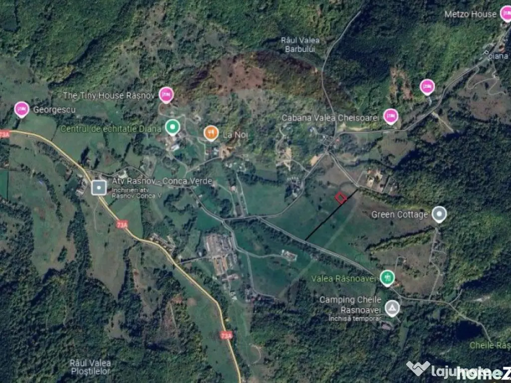 Teren Rasnov - Cheile Rasnoavei, 654mp, posibil 1329mp