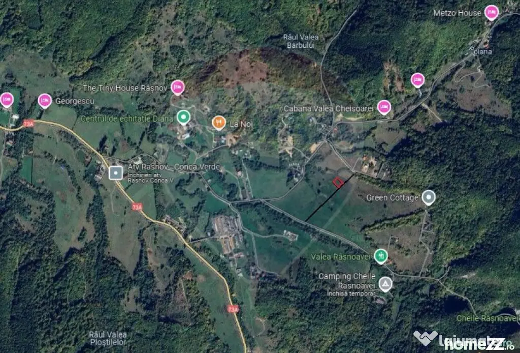 Teren Rasnov - Cheile Rasnoavei, 654mp, posibil 1329mp
