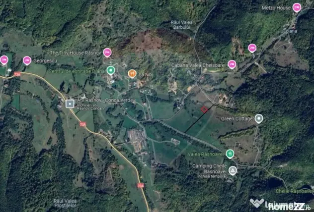 Teren Rasnov - Cheile Rasnoavei, 654mp, posibil 1329mp
