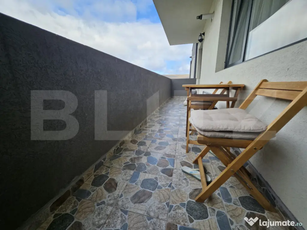 Apartament semidecomandat cu 2 camere, mobilat si utilat, pa