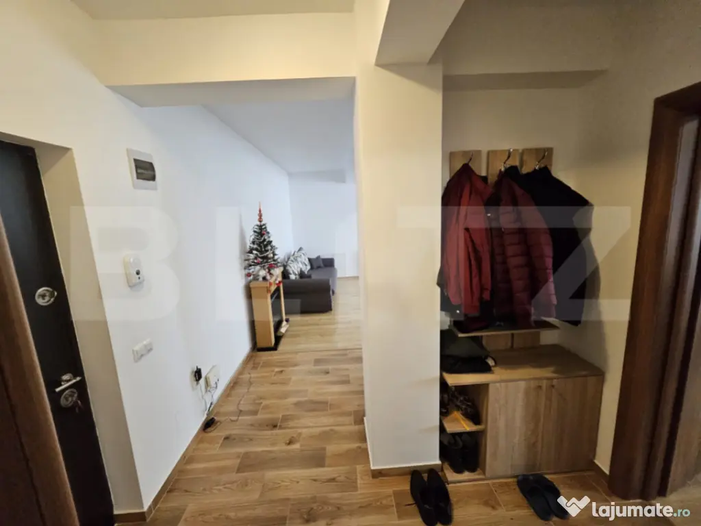 Apartament semidecomandat cu 2 camere, mobilat si utilat, pa