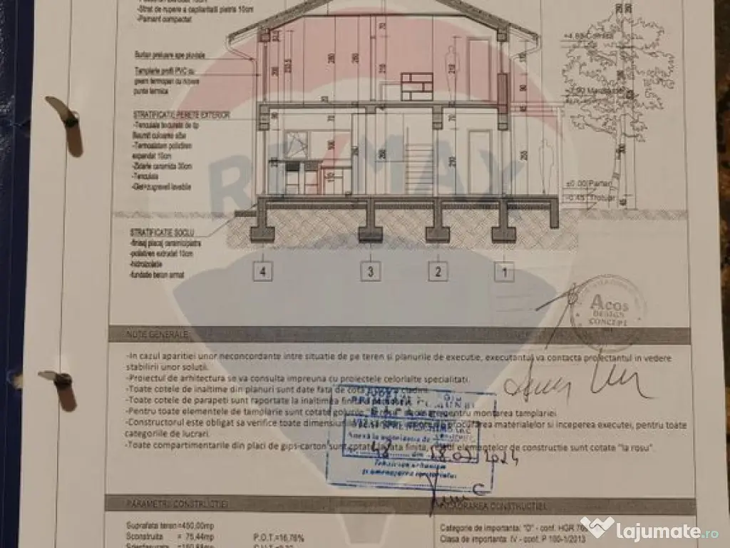 Casă / Vilă cu 4 camere de vânzare Sabareni
