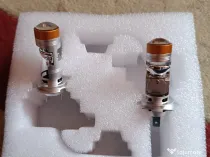 Becuri Auto LED cu Lupă H7 CARLITEK 12V, 2x30W (reală), 6000K (alb rece) – NOU