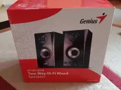 Boxe Stereo 2.0 GENIUS SP-HF1201A, putere 2x30W RMS, 2 căi, lemn - NOU / SIGILAT 