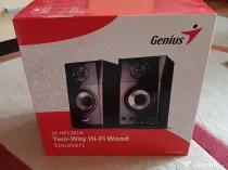 Boxe Stereo 2.0 GENIUS SP-HF1201A, putere 2x30W RMS, 2 căi, lemn - NOU / SIGILAT