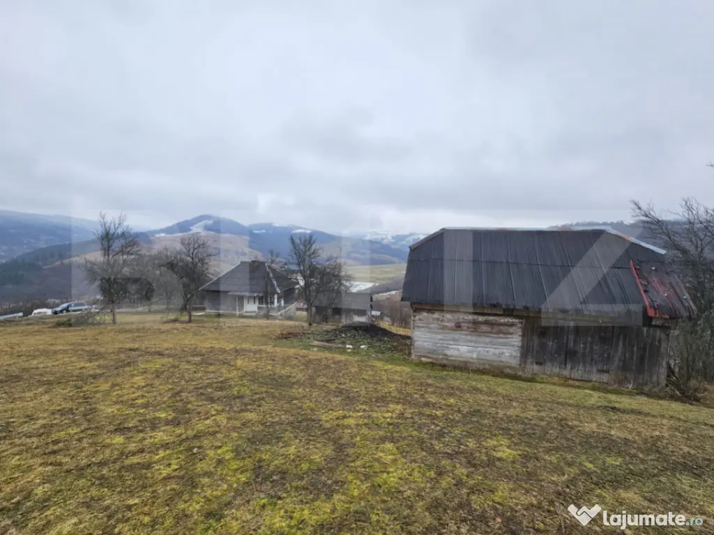 Teren 7.513 mp, cu priveliște panoramică, Dăroaia, comuna