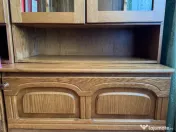 Mobilă vitrină și dulap stejar 