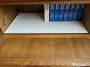 Mobilă vitrină și dulap stejar 