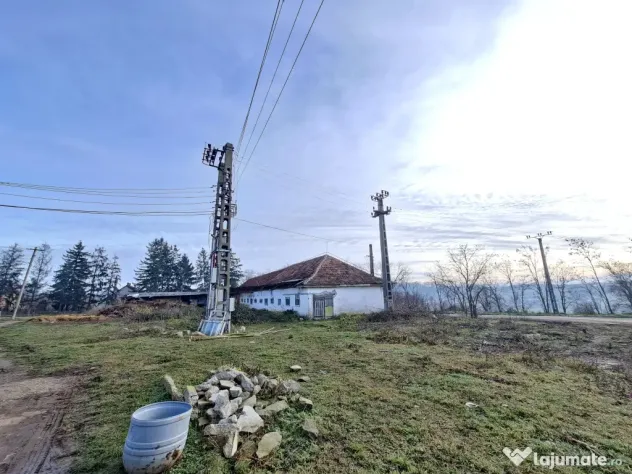 De vanzare 1 ha teren intravilan cu 2 grajduri acoperite cu tigla