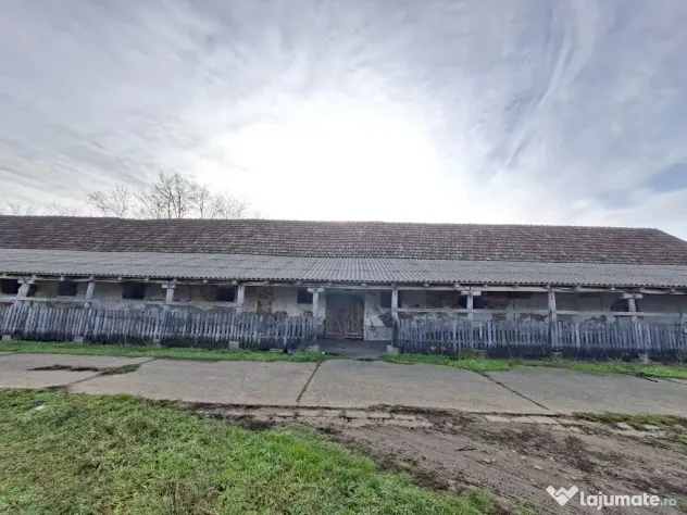 De vanzare 1 ha teren intravilan cu 2 grajduri acoperite cu tigla