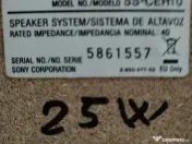 Boxe Sony ss ceh 10 de 25W 