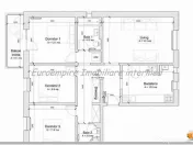 Apartament 4 camere decomandate zona Faleza Nord 