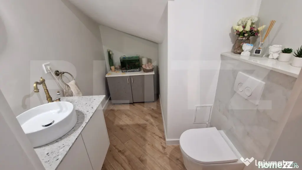 Casa moderna cu 4 camere, gradina de 40 mp, 2 parcari subter - Floresti (Cluj)