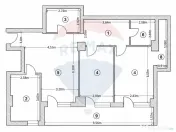 Apartament generos 3 camere, parcare subterană inclusă ... 