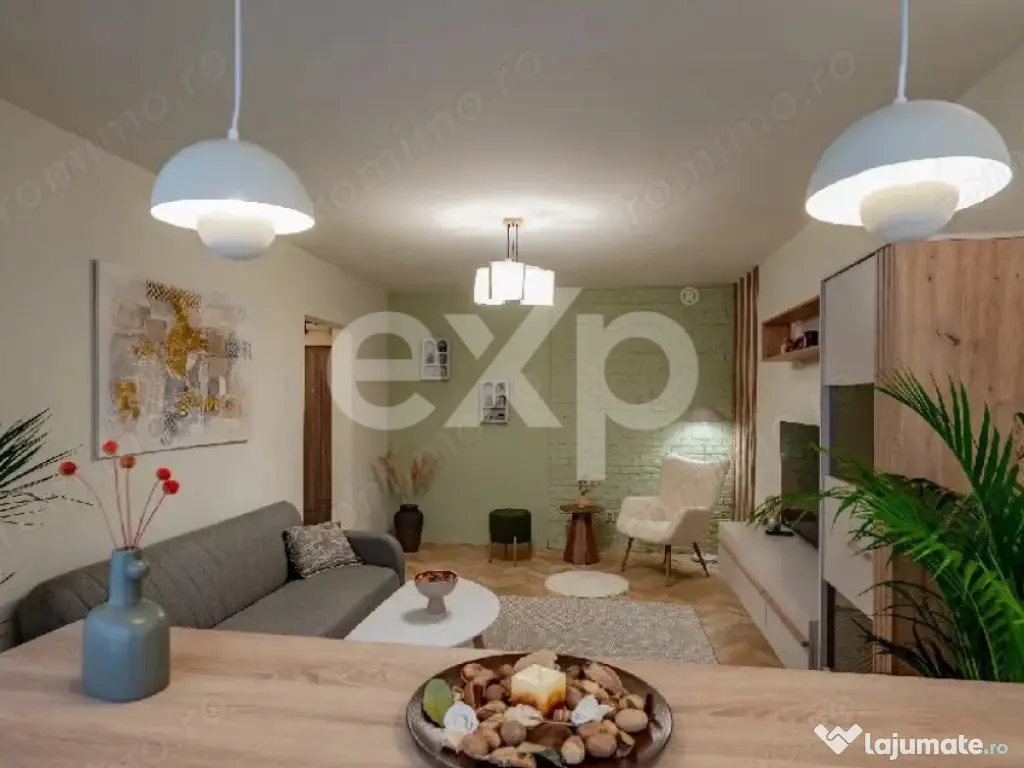 De vânzare apartament 2 camere decomandate, Zona Tic-tac, e