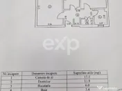 De vânzare apartament 2 camere decomandate, Zona Tic-tac, e