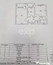 De vânzare apartament 2 camere decomandate, Zona Tic-tac, e 