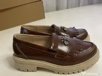 Pantofi dama mocasini din piele naturala