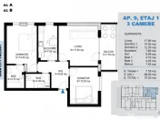 3 Camere Aproape de Facilitati -Zona Linistita 