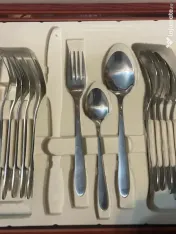 Set de Tacamuri din otel inoxidabil, 6 persoane 