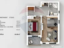 Comision 0% | Apartament 42 mp – Intrare Sanpetru Mall
