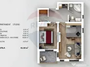 Comision 0% | Apartament 42 mp – Intrare Sanpetru Mall 