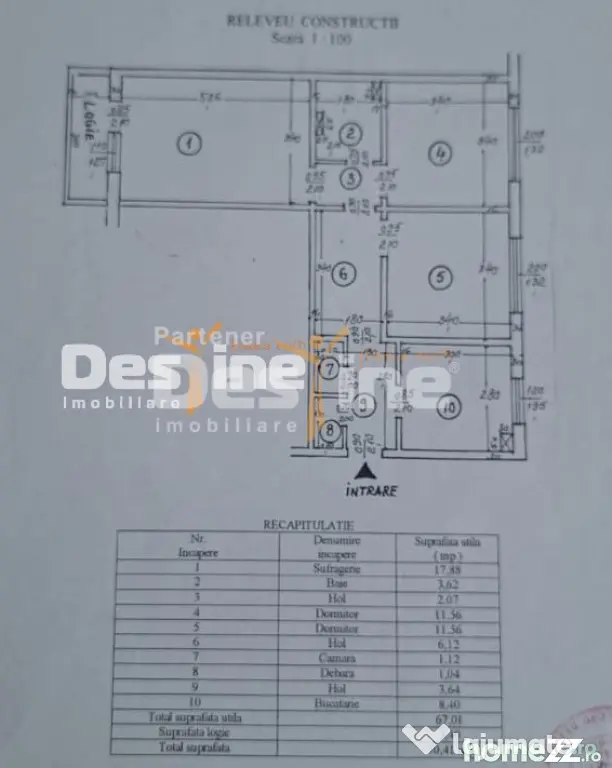 Apartament 3 Camere Decomandat - Mircea cel Batran