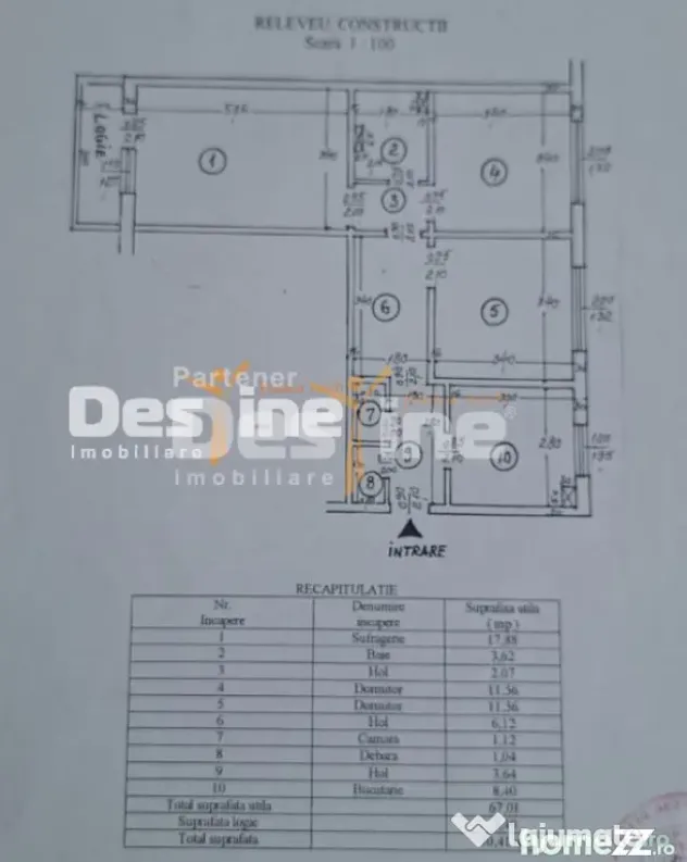 Apartament 3 Camere Decomandat - Mircea cel Batran