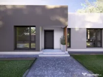 Casă modernă la roșu, parter – Domnești, 500 mp teren.